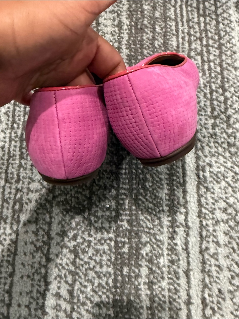 Clarks Artisan Pink Tige De Cuir Loafers Suede Flats size 6M - Picture 5 of 8